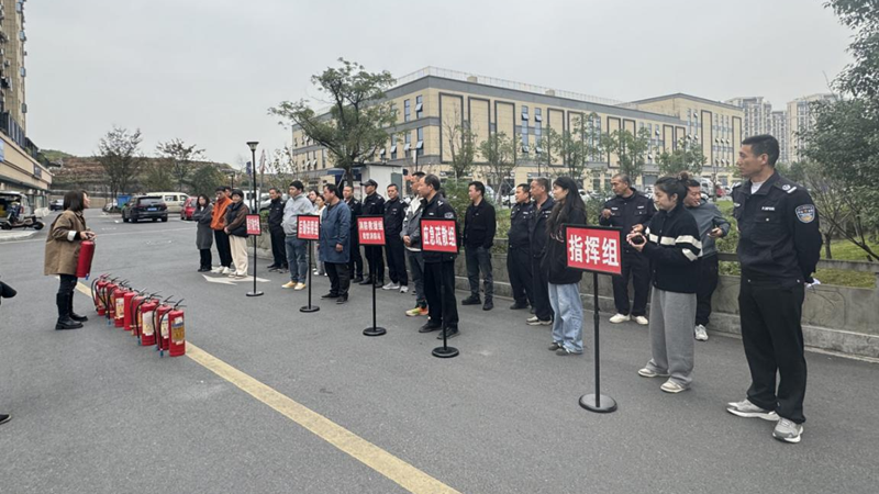 浦江農(nóng)批市場開展半年度消防安全培訓與演練活動